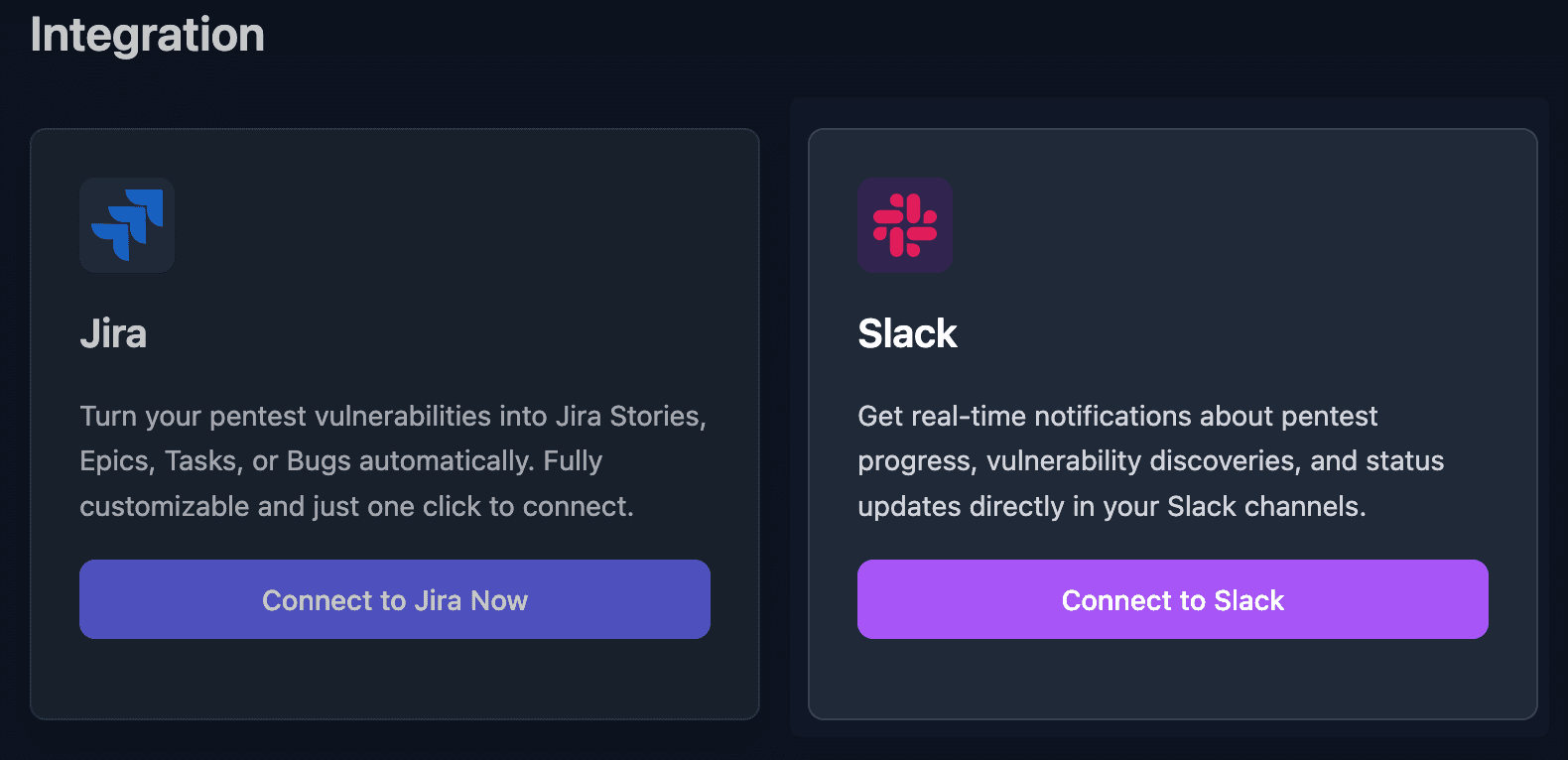 Connect to Slack screenshot