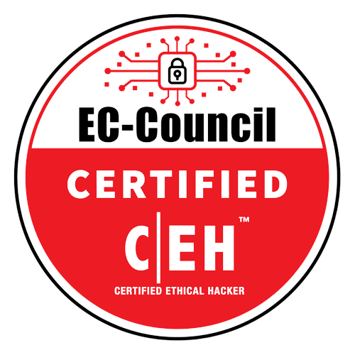 Certified Ethical Hacker - CEH Certified Ethical Hacker - CEH - SecurityWall team certification badge